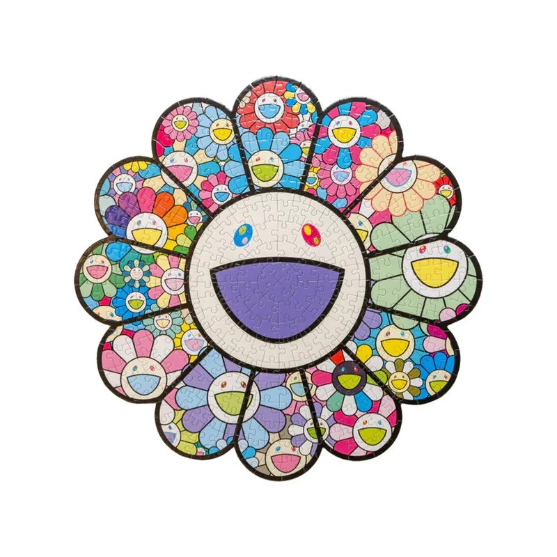 日貨代購CITY】2025SS 村上隆Jigsaw Puzzle Yonaguni 花朵拼圖可裱框