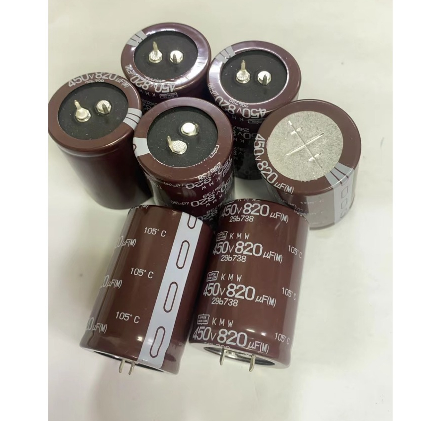 NIPPON CHEMICON電容 820uF 450V 35x52mm 牛角電容 SNAP 鋁質電解電容器 - 嵌入式 | 蝦皮購物
