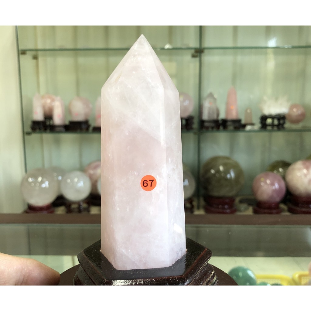 粉水晶柱 476g G167 | 蝦皮購物