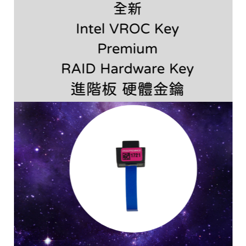 全新 Intel VROC Key Premium RAID 進階板 硬體金鑰 Intel X299 X399 平台 | 蝦皮購物