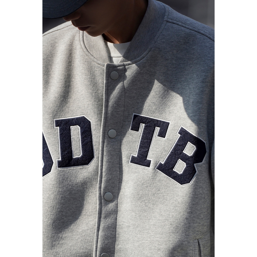 【K-2】ODTB 刺繡 立體絨布 內刷毛 棒球外套 排扣外套 穿搭 夾克 運動 寬鬆 情侶【H3502】 | 蝦皮購物