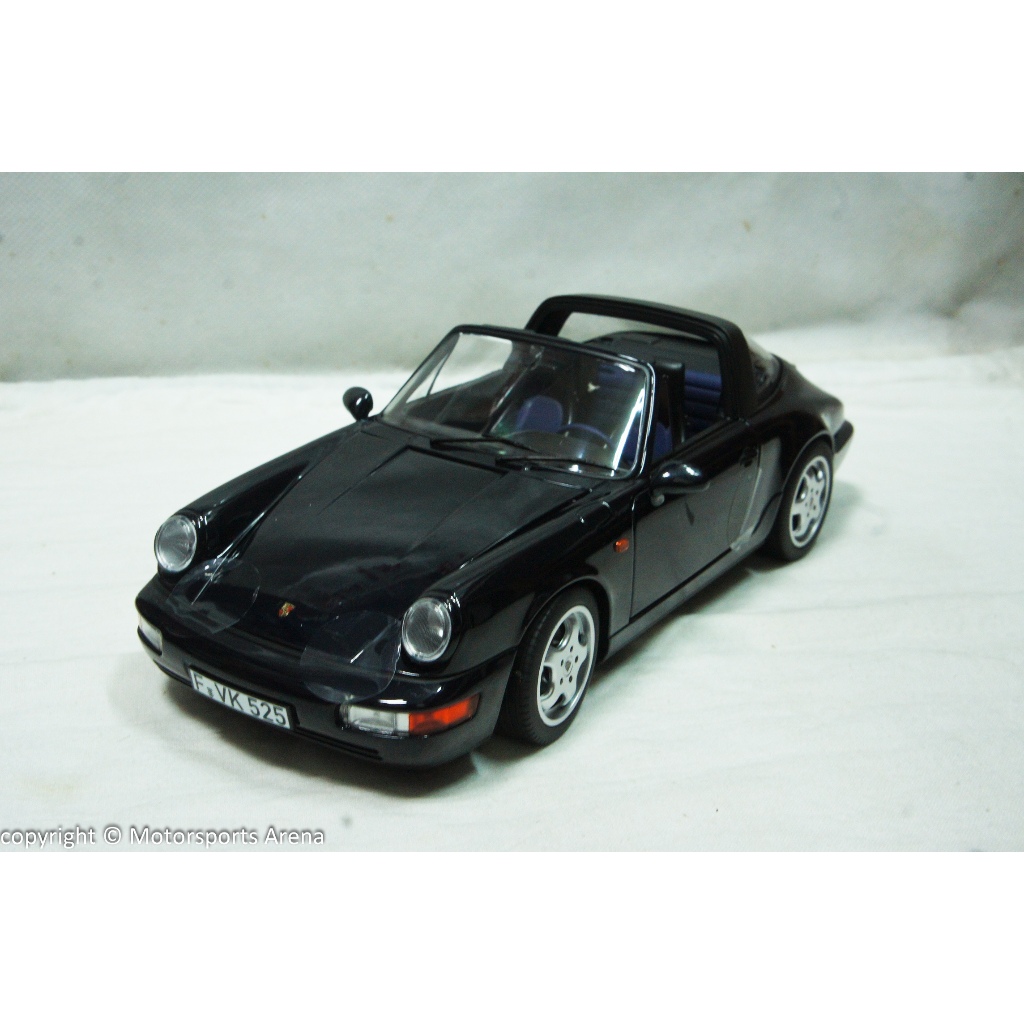 Porsche 911/964 Carrera 4 Targa 1991 - Miniature Norev 1/18 - Neuve Sous Blister