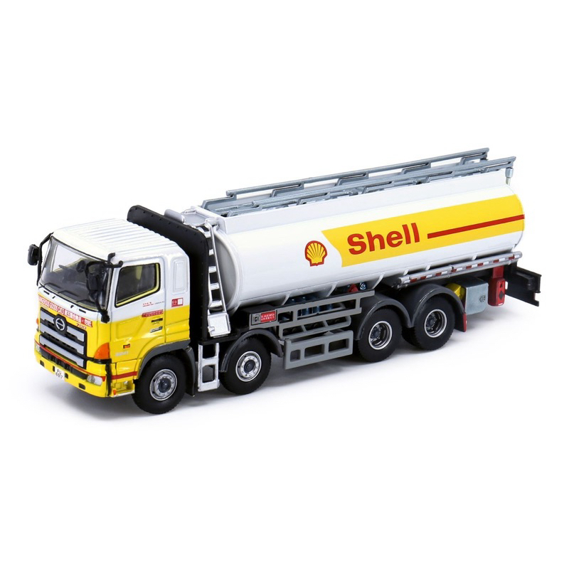六四分之一】TINY 微影｜日野HINO 700油罐車｜Shell Oil Tank Truck｜1