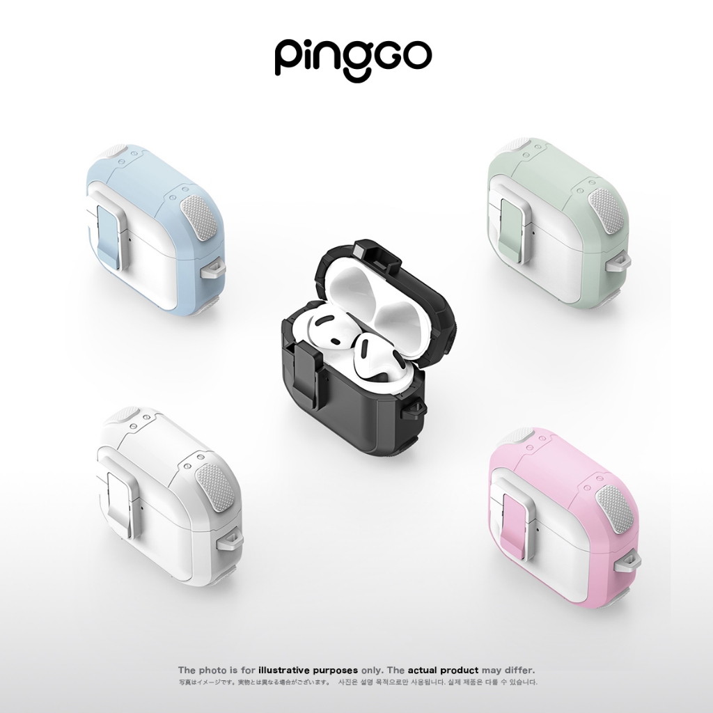 PingGO AirPods 4代 PECP系列 星艦 保護殼 防摔保護套 (附防丟掛鉤) | 蝦皮購物