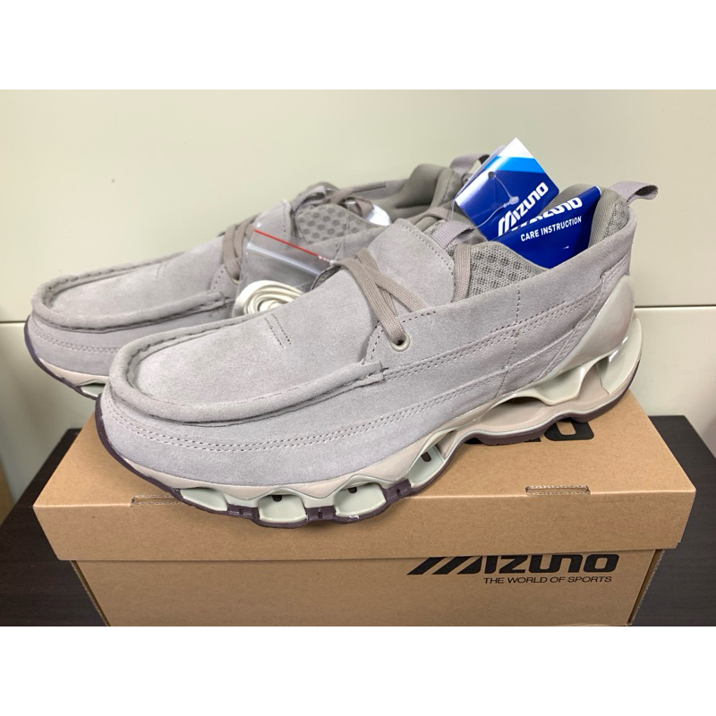 全新正品MIZUNO WAVE PROPHECY MOC Suede TAUPE 短麂皮灰色 全新正品MIZUNO WAVE PROPHECY MOC Suede TAUPE 短麂皮灰色
