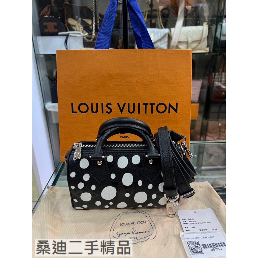 LV M81910 YK NANO SPEEDY 草間彌生聯名迷你波士頓包| 蝦皮購物