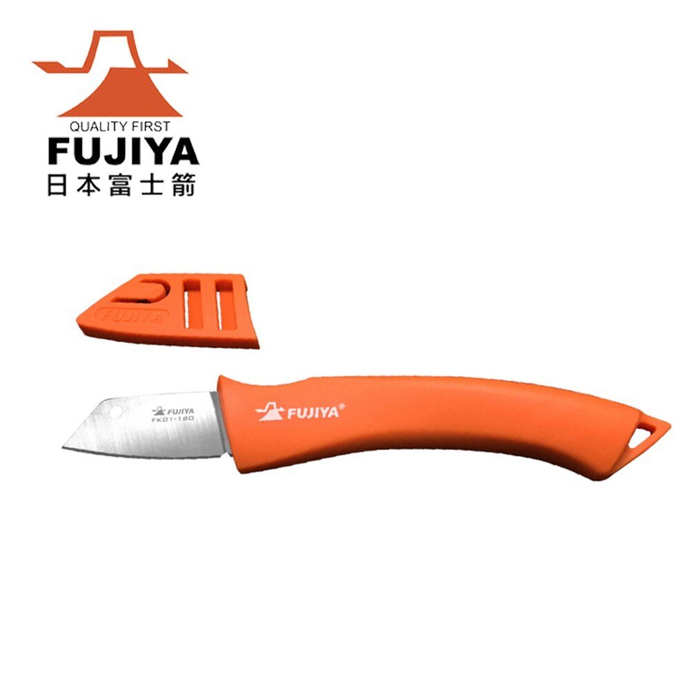 【日本Fujiya富士箭】 電工刀 FK01-180 切割電線、剝線，超銳利 | 蝦皮購物