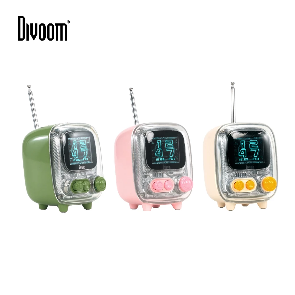 【開箱推薦】桌面美學的天花板!Divoom「Tiivoo-2 像素藍牙喇叭」:復古小電視、動態歌詞與電子相簿,送禮自用的潮玩藝術品