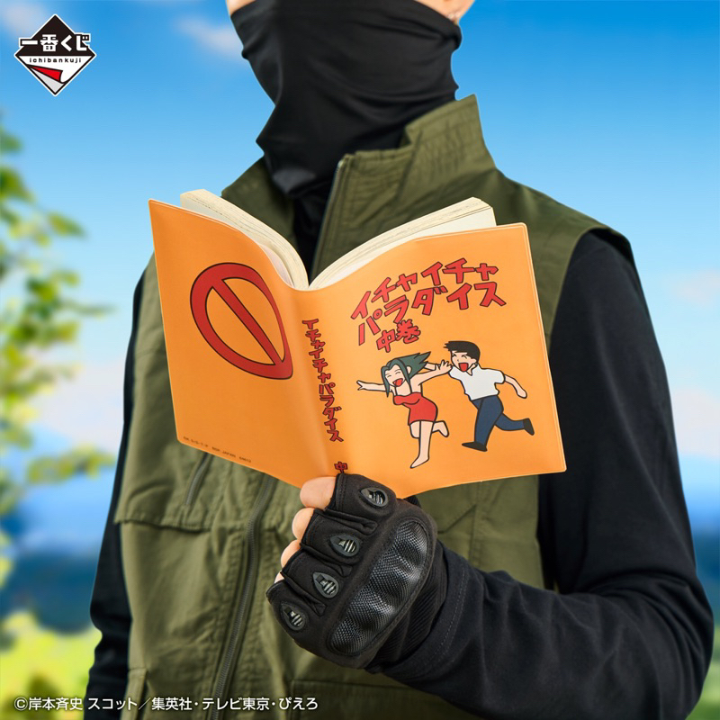現貨日版NARUTO 火影忍者疾風傳傳說的三忍一番賞D賞自來也著書B6書套