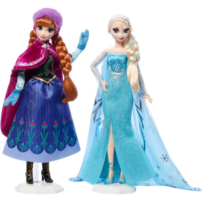 [全新現貨]Disney X Mattel 冰雪frozen 10週年紀念版 芭比ELSA艾莎＋ANNA安娜公主 | 蝦皮購物