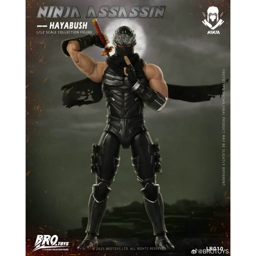 杯麵宅品】現貨BROTOYS 1/12 LR010 忍者龍劍傳​​隼可動人偶| 蝦皮購物