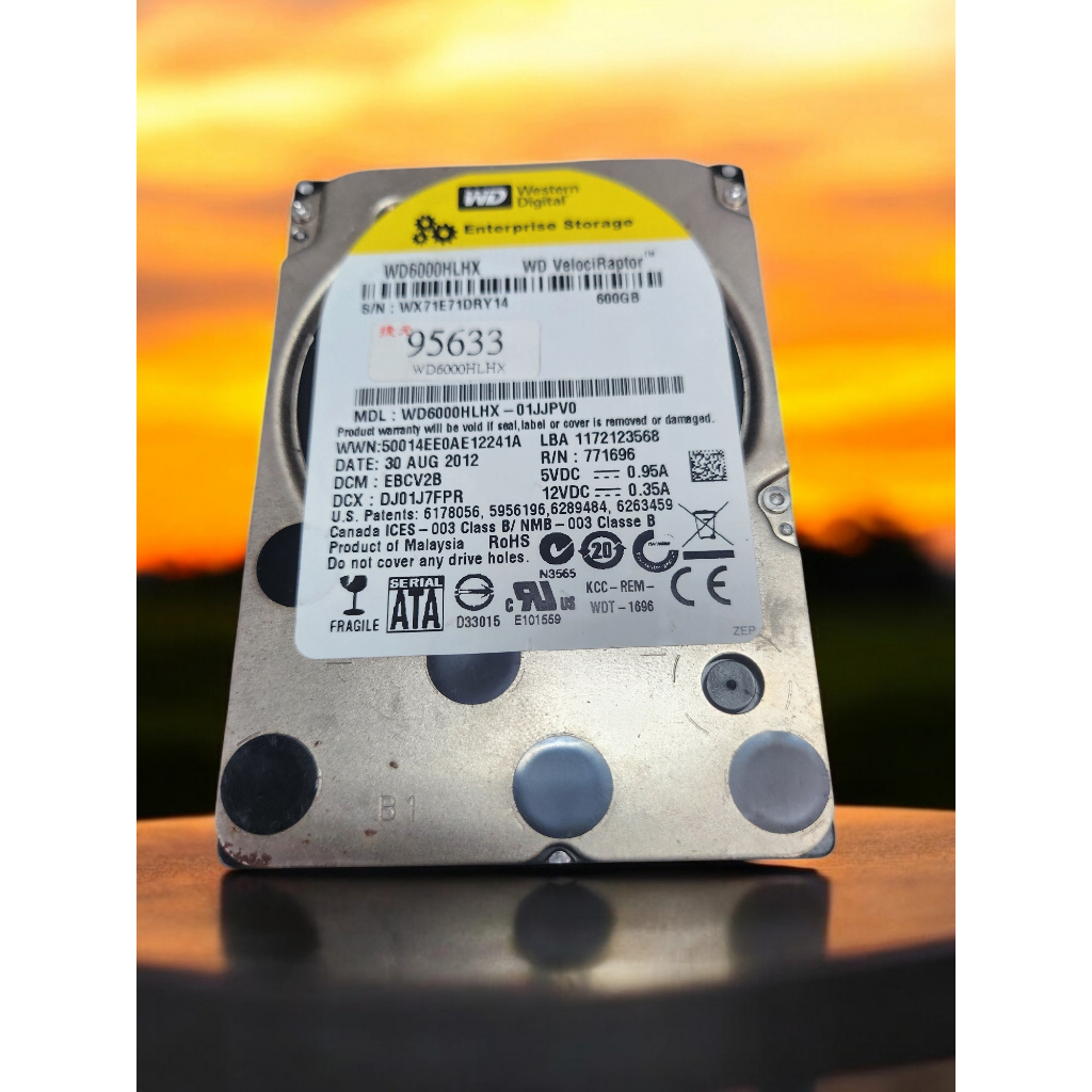 含稅 WD 2.5吋 企業級 萬轉 600GB 保1個月 WD6000HLHX WD6000BLHX 09H357 | 蝦皮購物