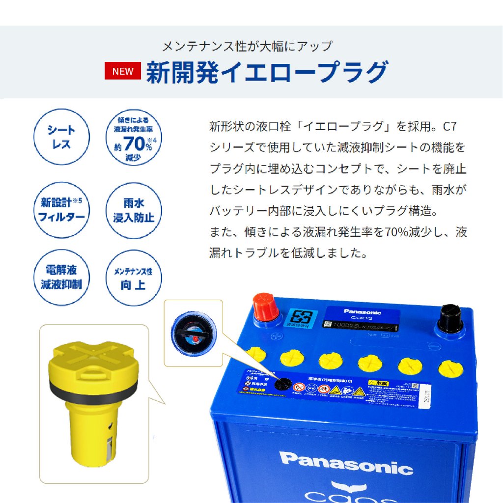 永固電池」Panasonic 國際牌caos 100D23L 日本原裝充電制御車銀合金免