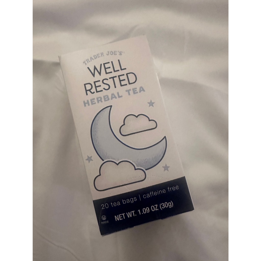 《現貨》美國 Trader Joe's Well Rested 舒眠草本茶 無咖啡因 20入 每包30g 茶包 | 蝦皮購物