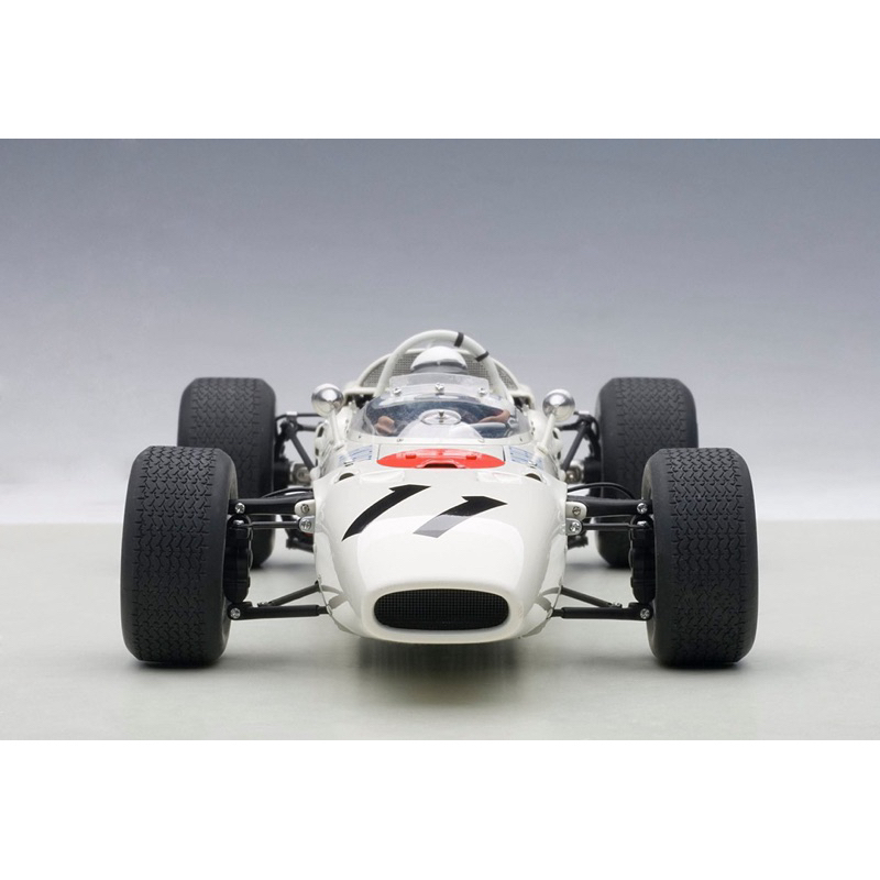 AUTOart 1:18 Honda RA 272 – F1 Sieger Mexiko GP 1965 – Maßstab 1:18, Weiß/Rot, Mit Fahrer-Figur – Hochwertiges Metall-Modell Für Sammler