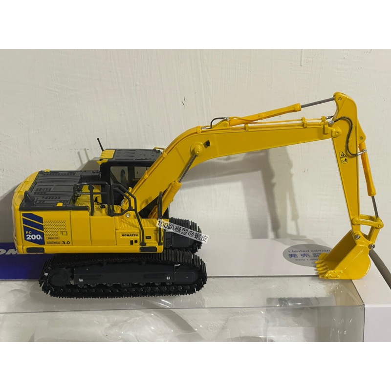 100趴模型店》小松Komatsu PC200i-12 挖土機模型1:50紙盒裝怪手pc200