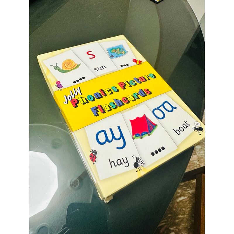 Jolly phonics flashcards（9成新）/ workbook 7（全新）(單本） | 蝦皮購物