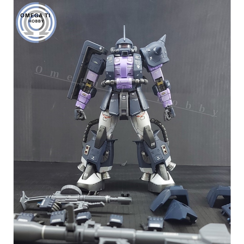 【奧米改 Omega Ti】RG 1/144 機動戰士鋼彈MSV 羅伯特薩克II改 黑色三連星 完成品 模型 噴塗 代工 | 蝦皮購物