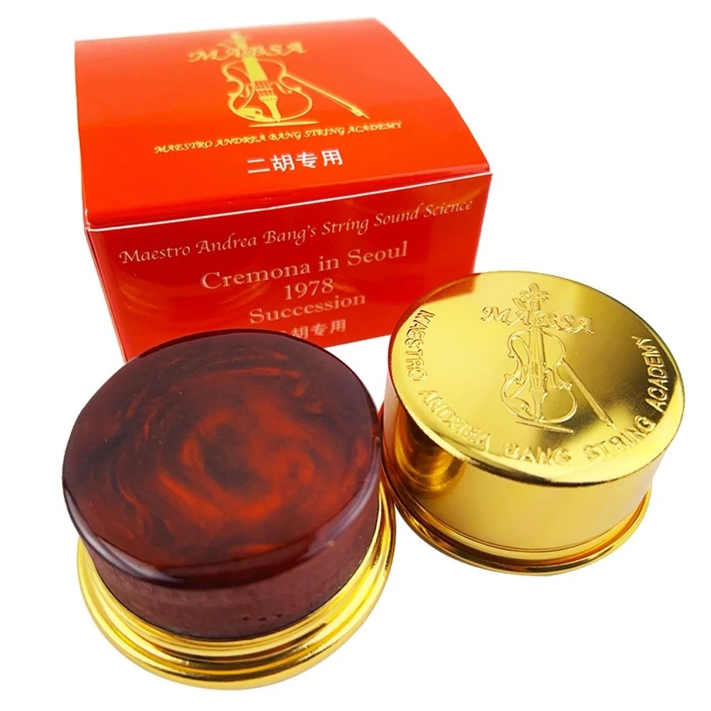 毛氈　赤金彩松流水　105×160 韓國馬莎松香MABSA ROSIN -Honey 抗過敏款/ Gold 金粉/ 二胡松香Gold