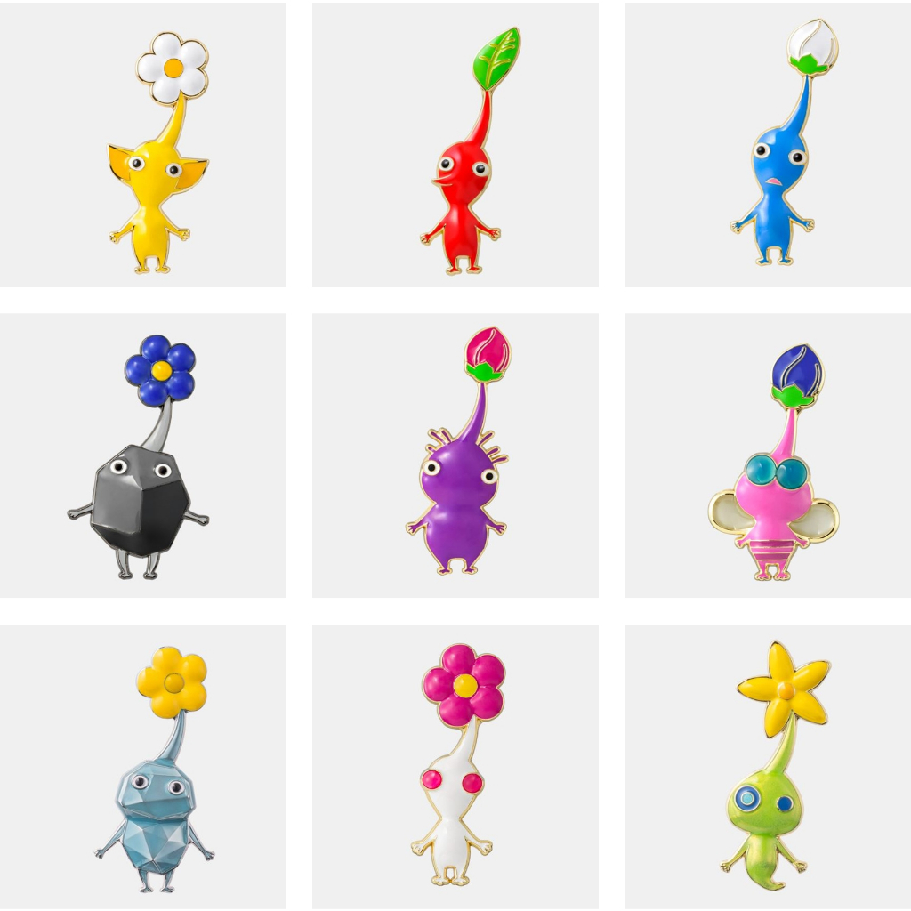 日本正版 nintendo 皮克敏徽章 皮克敏別針 Pikmin 皮克敏 皮克敏周邊 別針 徽章 | 蝦皮購物