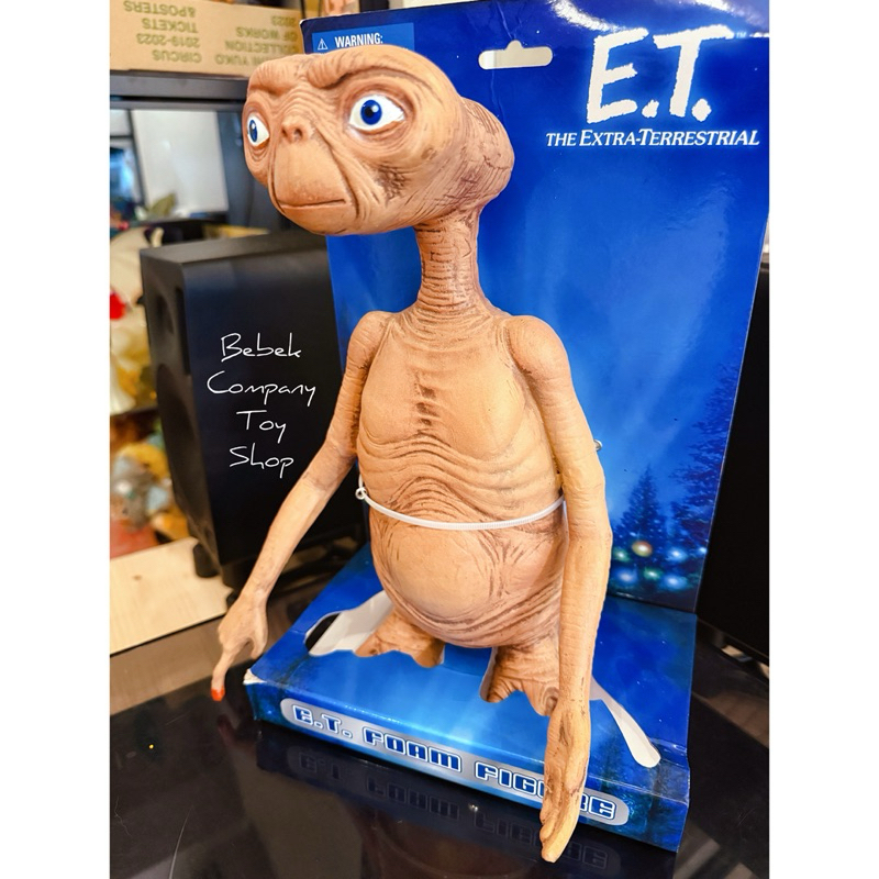 現貨12吋/30cm 正版NECA foam Extra Terrestrial E.T. ET 外星人絕版