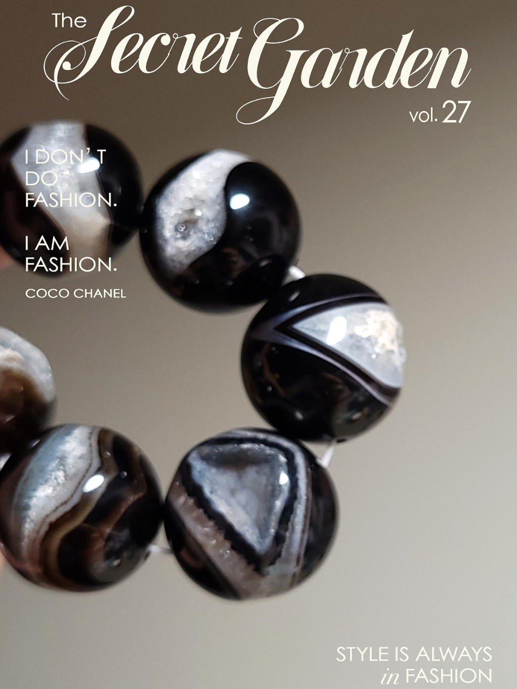 ⭕黑瑪瑙晶洞⭕開口笑水晶手串18咪瑪瑙水晶共生純天然無優化能量水晶