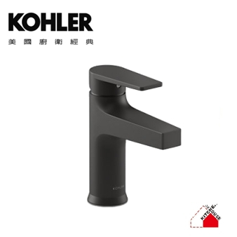 美國KOHLER經銷優惠 Taut 單槍臉盆龍頭 K-74013T-4-BL(黑色) | 蝦皮購物