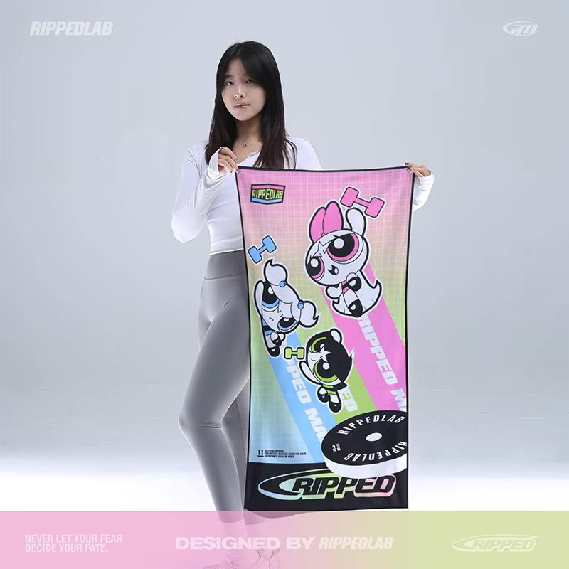 飞天小女警 浴巾 速干 沙滩毛巾 大尺寸 运动毛巾 家用 耐久性