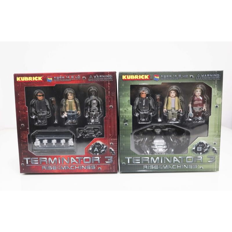 里昂玩具部 全新品 日版 Kubrick 100% 魔鬼終結者TERMINATOR 阿諾 A盒+B盒 二盒組合售 | 蝦皮購物