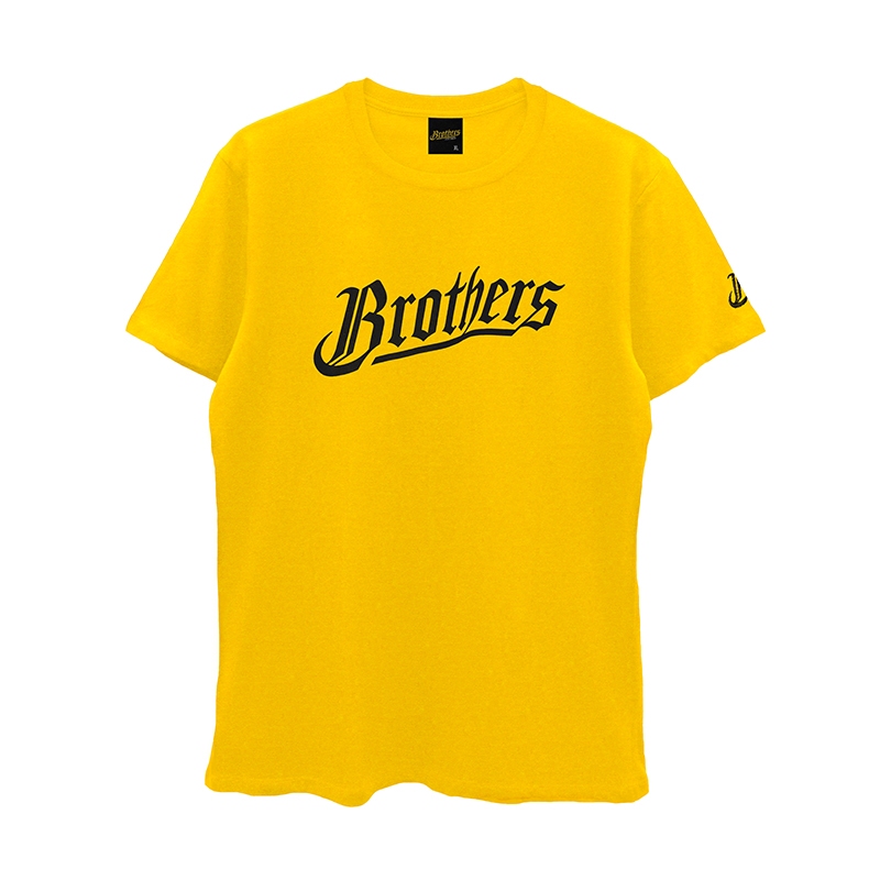 中信兄弟 BROTHERS LOGO短T-黃 | 蝦皮購物