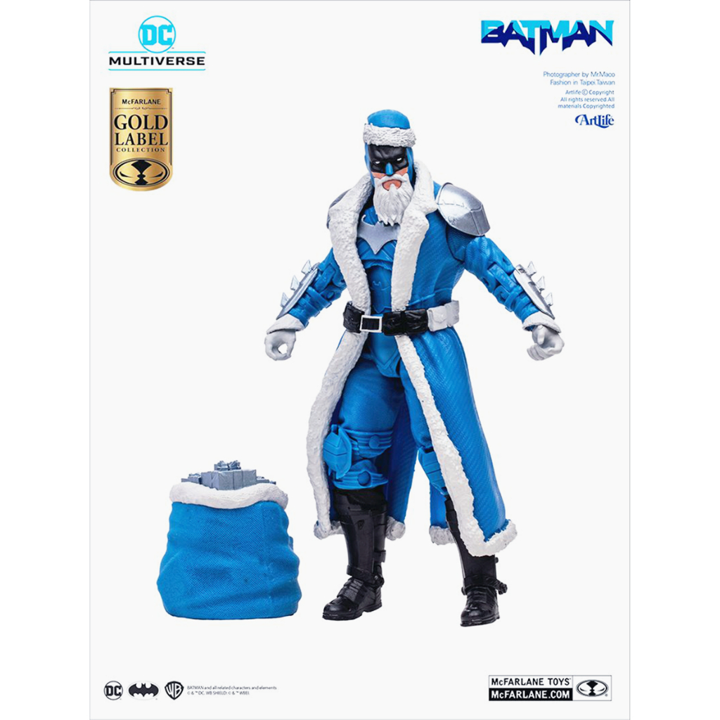 ArtLife ㊁ McFarlane DC MULTIVERSE BATMAN Santa 金標 藍 耶誕節 蝙蝠俠 | 蝦皮購物
