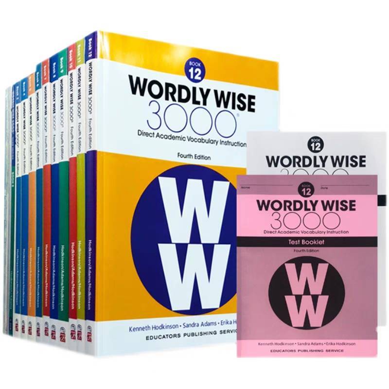 現貨速發】Wordly Wise 3000 最新點讀版雅思托福英語核心詞匯全套35冊K