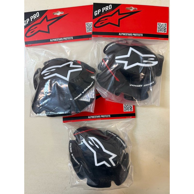 Alpinestars (Spares) Knee Slider - GP Sport Evo (Black/White) - Clothing From Off Road World UK - View #4