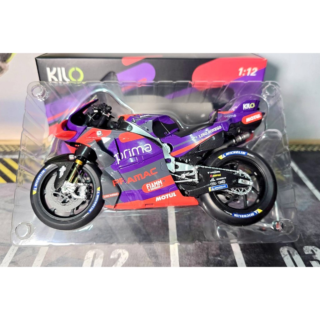 現貨KILOworks 1/12 #89 Jorge Martín Ducati GP24 MotoGP 2024模型車