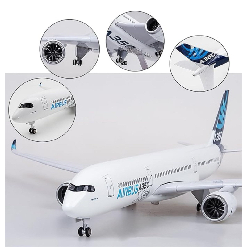 64SHOP》Airbus A350-900｜47cm｜機艙LED燈｜空巴A350原型機華航國泰