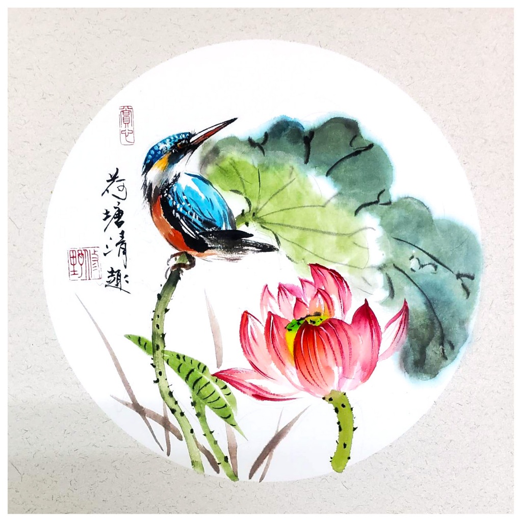 Chinese painting 花鳥 國畫 鳥 中国国画艺术 绝美花鸟国画图片 网