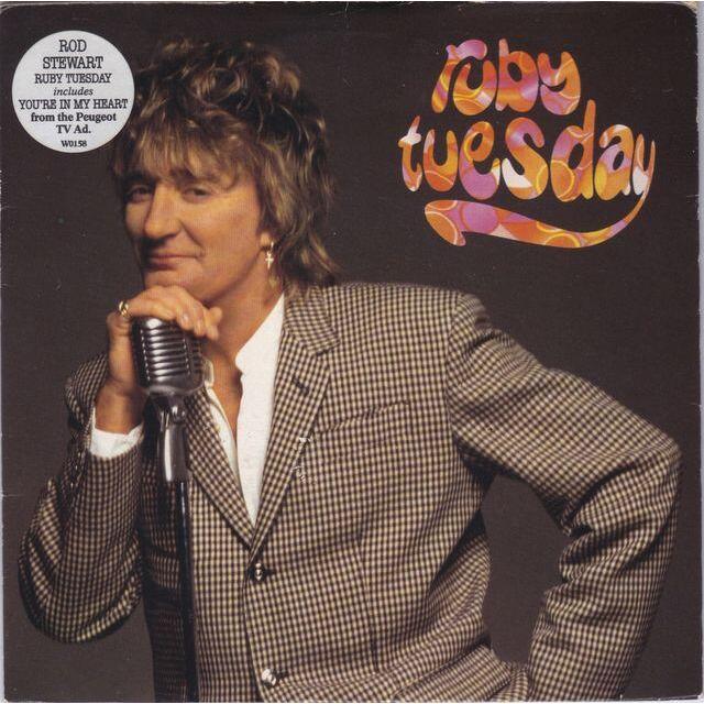 Ruby Tuesday - Rod Stewart（7吋單曲黑膠唱片）Vinyl Records | 蝦皮購物