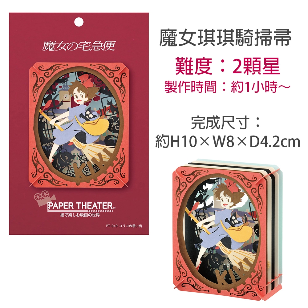 現貨- 日本吉卜力紙劇場紙雕paper theater 龍貓神隱少女魔女宅急便魔法