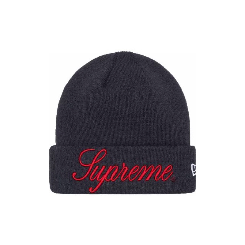 Supreme New Era Script Beanie Natural - FW24 - TW