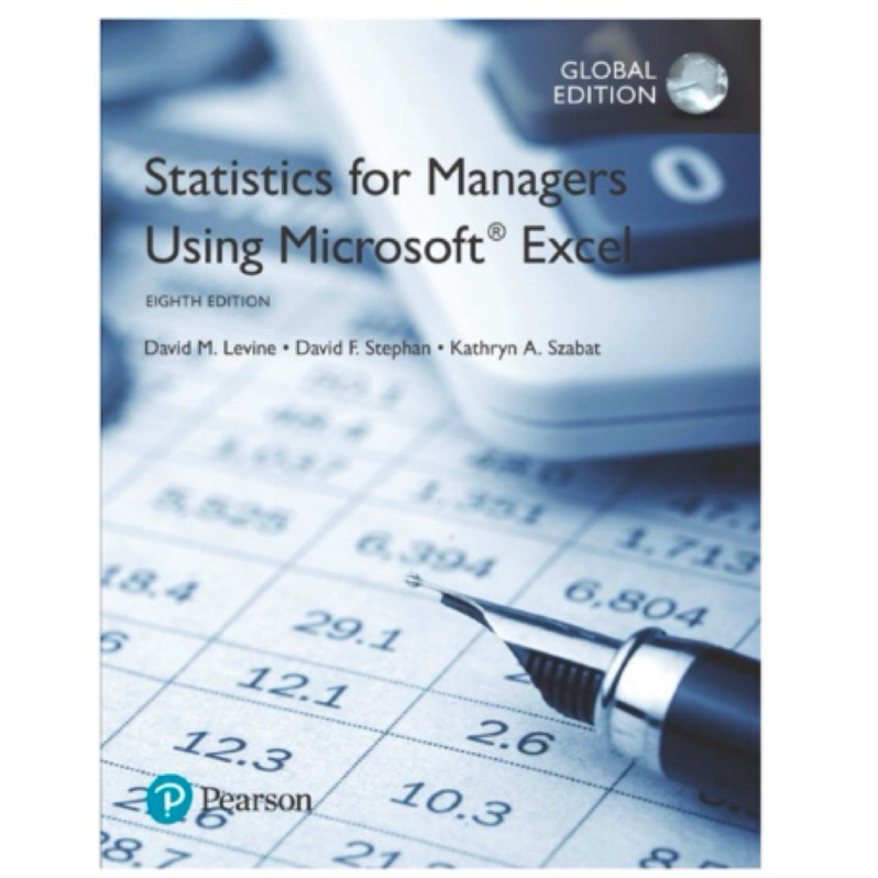 Statistics for managers using Microsoft excel 統計學| 蝦皮購物