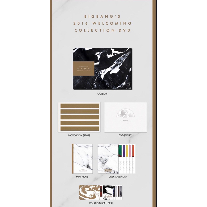 全新現貨(未拆) ➲ BIGBANG'S 2016 WELCOMING COLLECTION DVD 全新現貨(未拆) ➲ BIGBANG'S 2016 WELCOMING COLLECTION DVD
