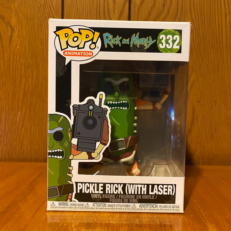 正版 Funko POP 332 瑞克和莫蒂 Pickle Rick with laser 雷射黃瓜 | 蝦皮購物