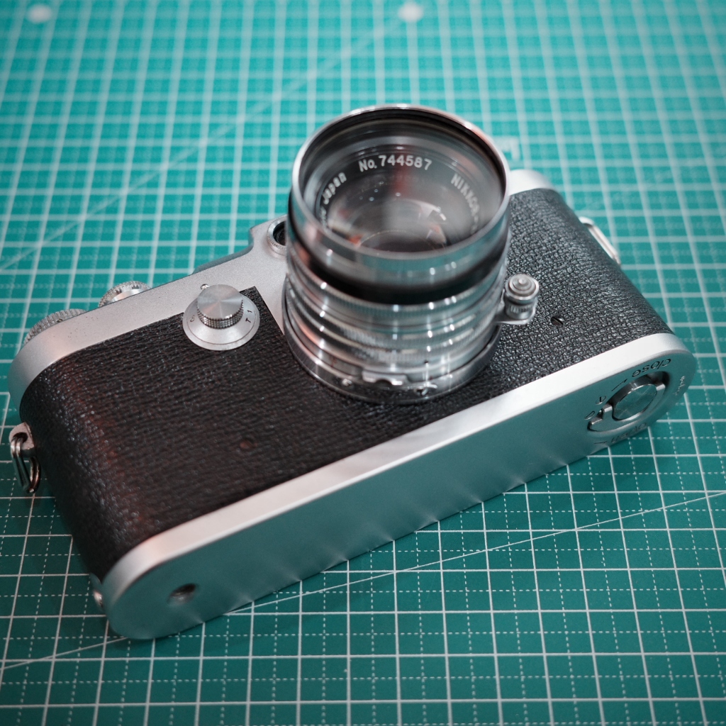 底片相機》NICCA 3-F + NIKKOR H.C 5CM F2 L39 LTM接口稀有收藏旁軸