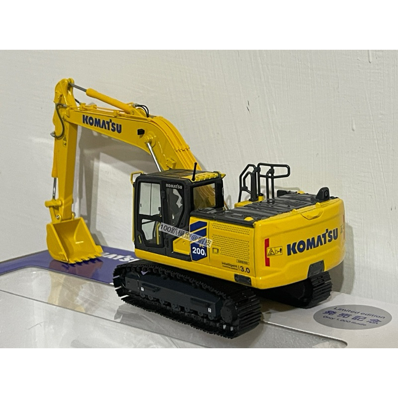 100趴模型店》小松Komatsu PC200i-12 挖土機模型1:50紙盒裝怪手pc200