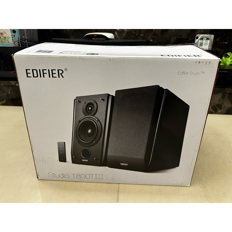 二手 品相好 EDIFIER 漫步者 R1800TIII 2.0聲道 喇叭 | 蝦皮購物