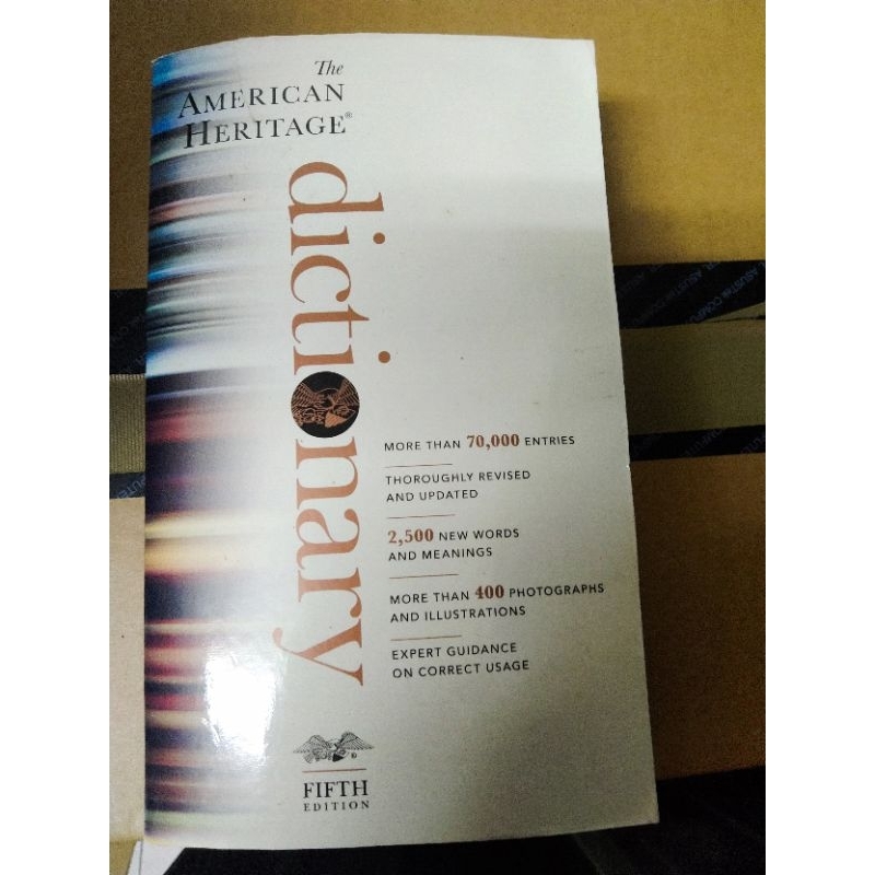 AMERICAN HERITAGE DICTIONARY visual data 4