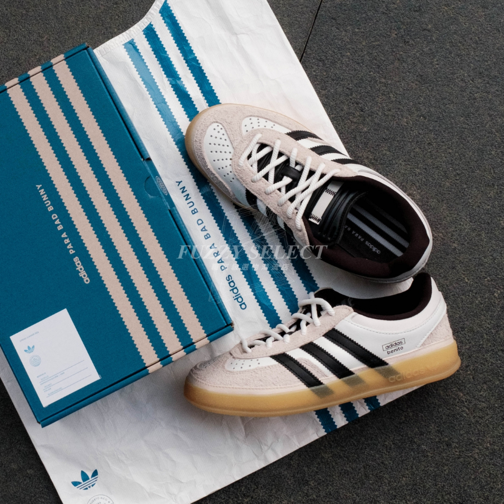 【逢甲 FUZZY】Bad Bunny x Adidas OG Gazelle Indoor 白黑 IF9735 | 蝦皮購物