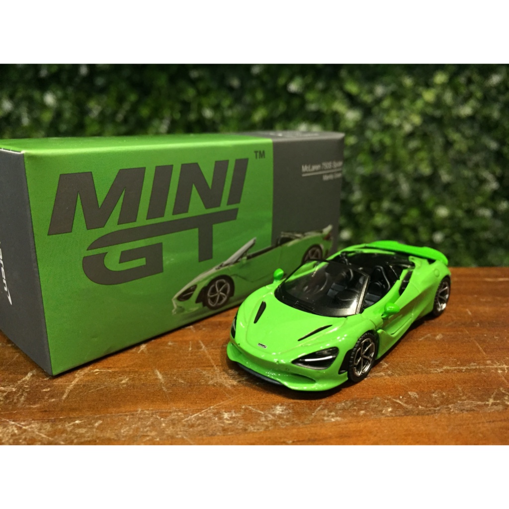 Mini GT 1:64 McLaren 750S Spider – Mantis Green Diecast Model Car (MGT00783)