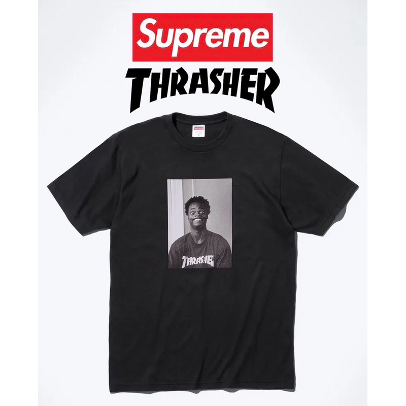OGC} 2024FW Supreme x Thrasher Harold Tee 短T 黑色| 蝦皮購物