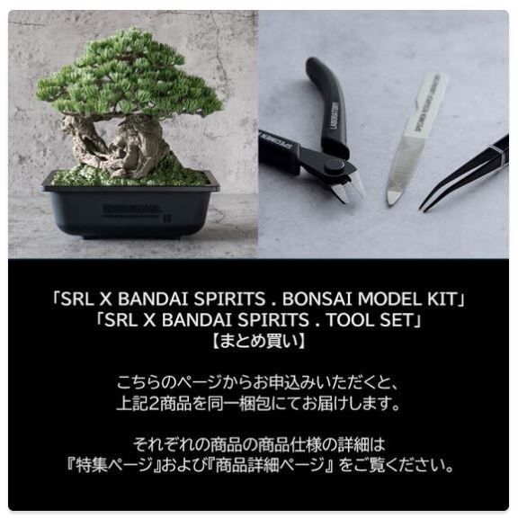日版萬代吾妻五葉松盆景SRL BANDAI SPIRITS BONSAI MODEL KIT 組裝模型